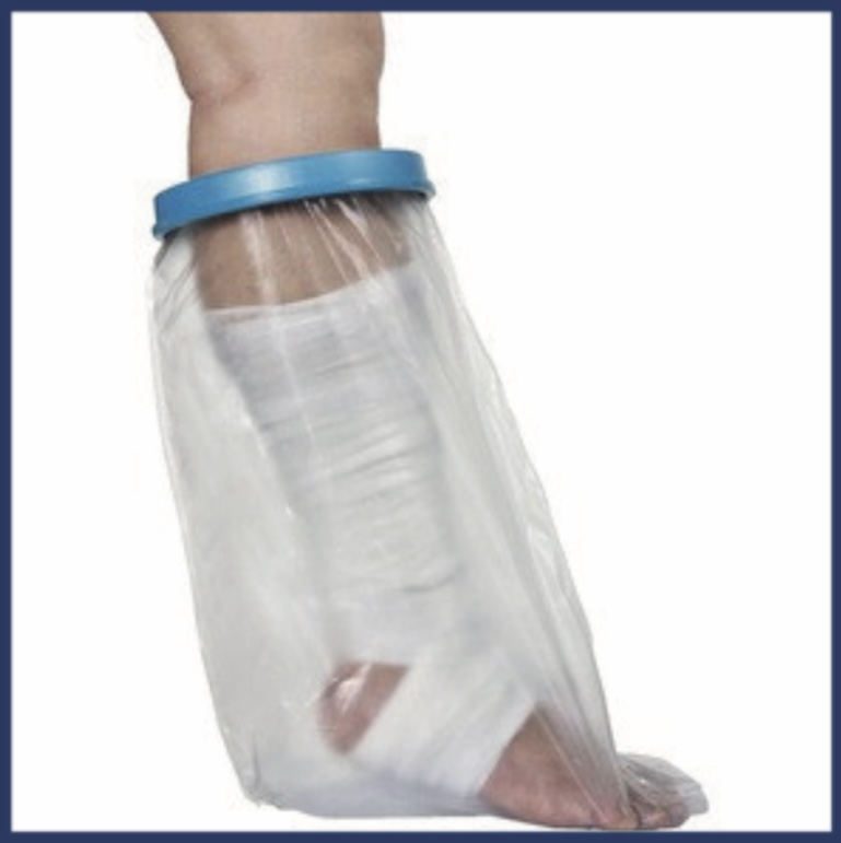 Cast Cover Leg Ankle to Knee — Scanda Enterprises, medical supplies Moosapet Hyderabad